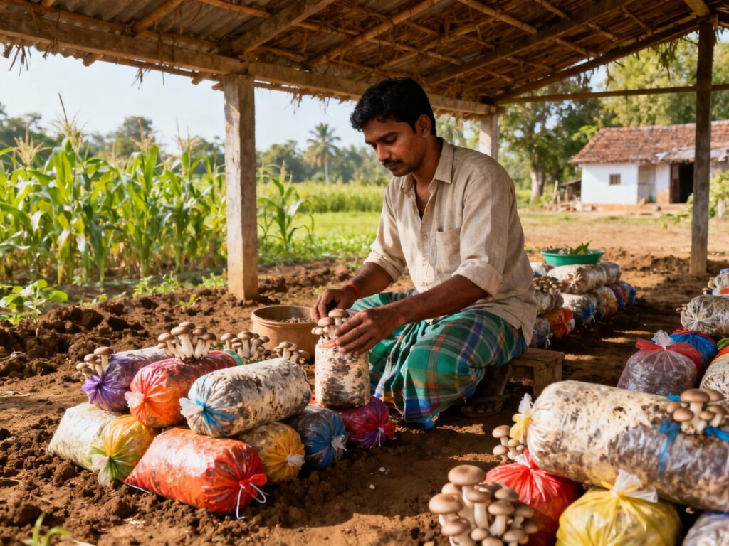 मशरूम शेती: कमीत कमी खर्चात जास्त नफा देणारा उत्कृष्ट व्यवसाय (2025 साठी संपूर्ण मार्गदर्शक)