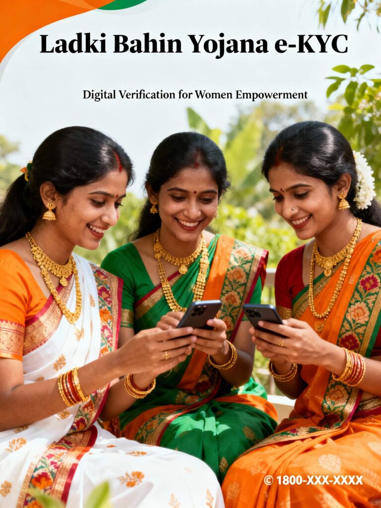 लाडकी बहिन योजना ई-केवाईसी करण्याची ऑनलाईन प्रक्रिया (Step by Step)
